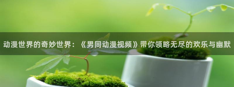 樱花动漫美女：动漫世界的奇妙世界：《男同动漫视频》带你领略无尽的欢乐与幽默
