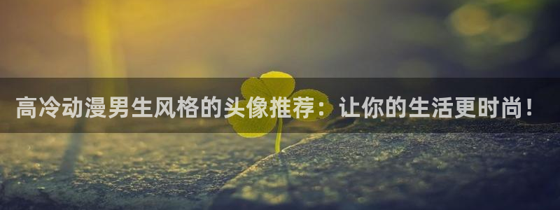 shuffle动漫在线观看樱花动漫：高冷动漫男生风格的头像推荐：让你的生活更时尚！