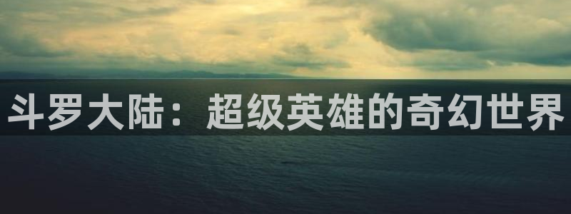 快把我哥带走樱花动漫：斗罗大陆：超级英雄的奇幻世界