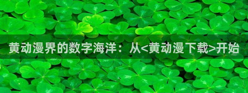 樱花动漫网站手机：黄动漫界的数字海洋：从<黄动漫下载>开始